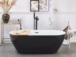 Sale Wanna wolnostojąca NEVIS 150 x 75 cm Czarny Wanny Wolnostojące|Wszystkie Wanny