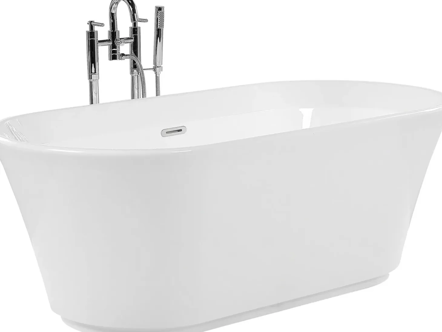 Hot Wanna wolnostojąca OVALLE 170 x 80 cm Biały Wanny Wolnostojące|Wszystkie Wanny