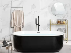 Outlet Wanna wolnostojąca PINEL 170 x 80 cm Czarny Wanny Wolnostojące|Wszystkie Wanny
