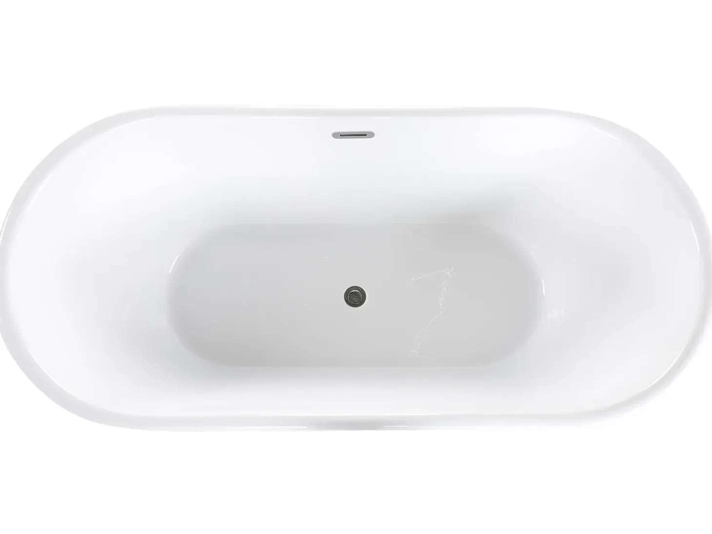 Outlet Wanna wolnostojąca PINEL 170 x 80 cm Czarny Wanny Wolnostojące|Wszystkie Wanny