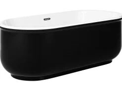 Outlet Wanna wolnostojąca PINEL 170 x 80 cm Czarny Wanny Wolnostojące|Wszystkie Wanny