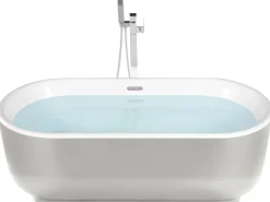 Discount Wanna wolnostojąca PINEL 170 x 80 cm Srebrny Wanny Wolnostojące|Wszystkie Wanny