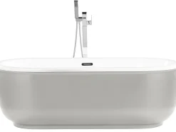 Discount Wanna wolnostojąca PINEL 170 x 80 cm Srebrny Wanny Wolnostojące|Wszystkie Wanny
