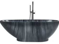 Best Wanna wolnostojąca RIOJA 170 x 80 cm Czarny marmur Wanny Wolnostojące|Wszystkie Wanny