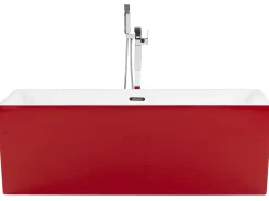 Hot Wanna wolnostojąca RIOS 170 x 80 cm Czerwony Wanny Wolnostojące|Wszystkie Wanny