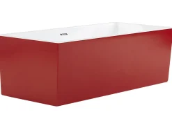Hot Wanna wolnostojąca RIOS 170 x 80 cm Czerwony Wanny Wolnostojące|Wszystkie Wanny