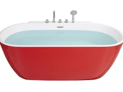 Discount Wanna wolnostojąca ROTSO 170 x 80 cm Czerwony Wanny Wolnostojące|Wszystkie Wanny