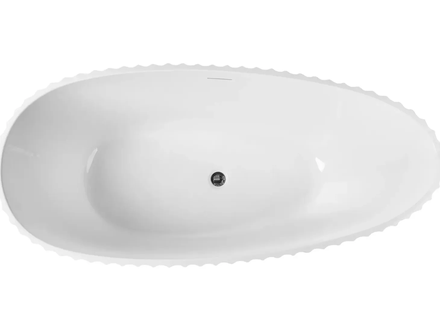 Hot Wanna wolnostojąca TEFE 170 x 78 cm Czarny Wanny Wolnostojące|Wszystkie Wanny