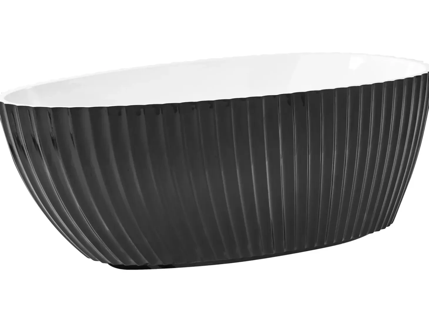 Hot Wanna wolnostojąca TEFE 170 x 78 cm Czarny Wanny Wolnostojące|Wszystkie Wanny
