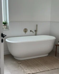 Outlet Wanna wolnostojąca TESORO 170 x 77 cm Biały Wanny Wolnostojące|Wszystkie Wanny