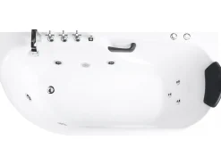 Hot Wanna z masażem SAYULA 170 x 80 cm Biały Wanny Z Hydromasażem|Wszystkie Wanny