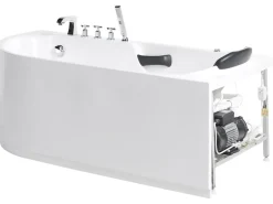 Hot Wanna z masażem SAYULA 170 x 80 cm Biały Wanny Z Hydromasażem|Wszystkie Wanny