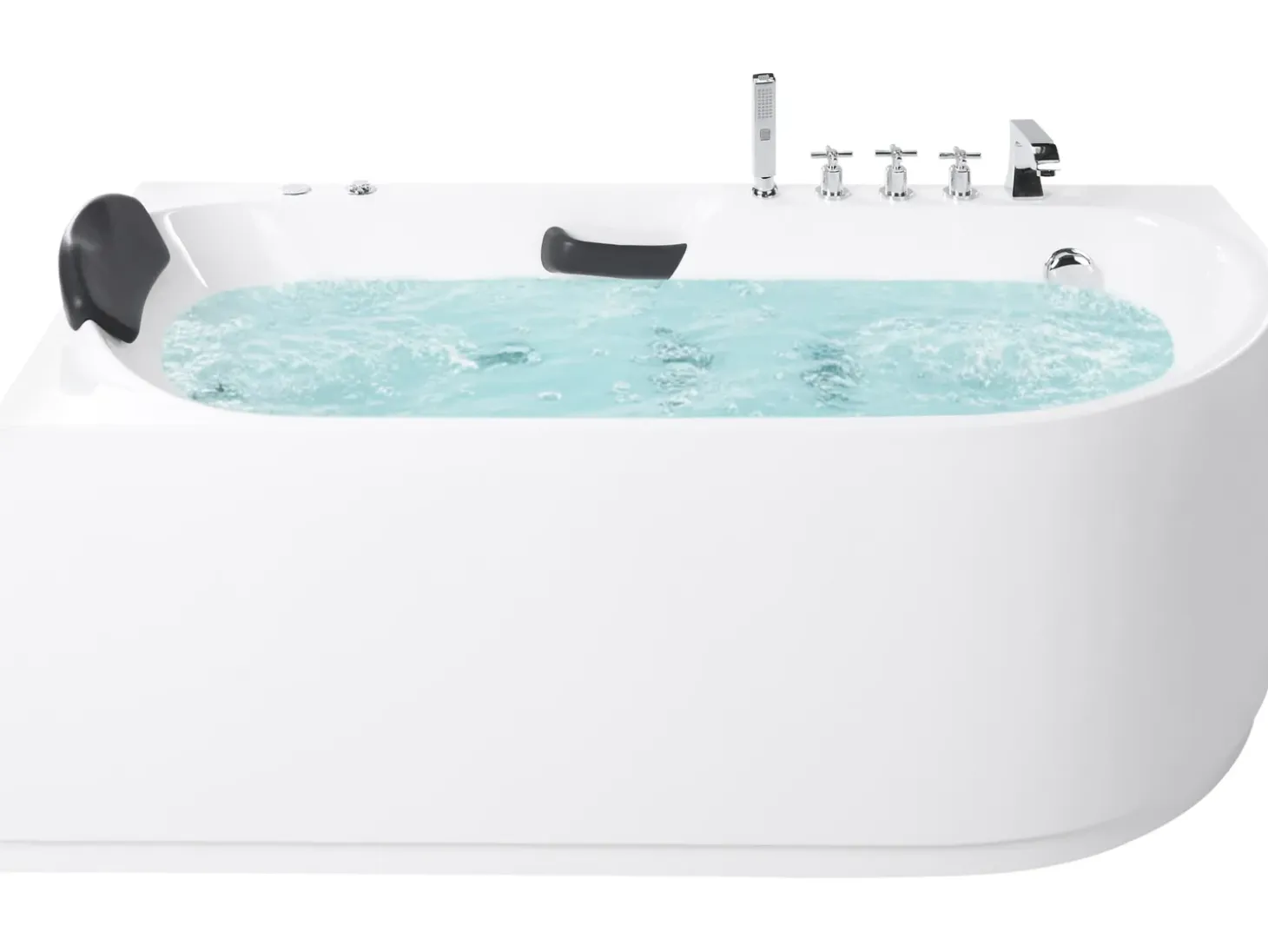 Online Wanna z masażem SAYULA 170 x 80 cm Biały Wanny Z Hydromasażem|Wszystkie Wanny