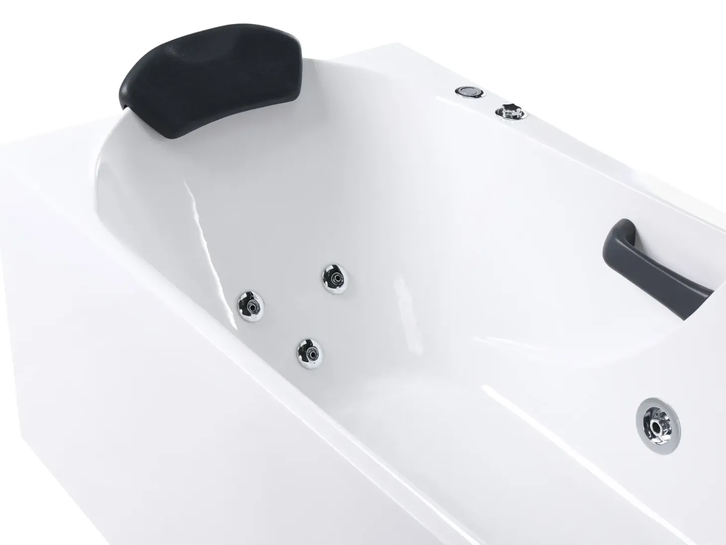Online Wanna z masażem SAYULA 170 x 80 cm Biały Wanny Z Hydromasażem|Wszystkie Wanny