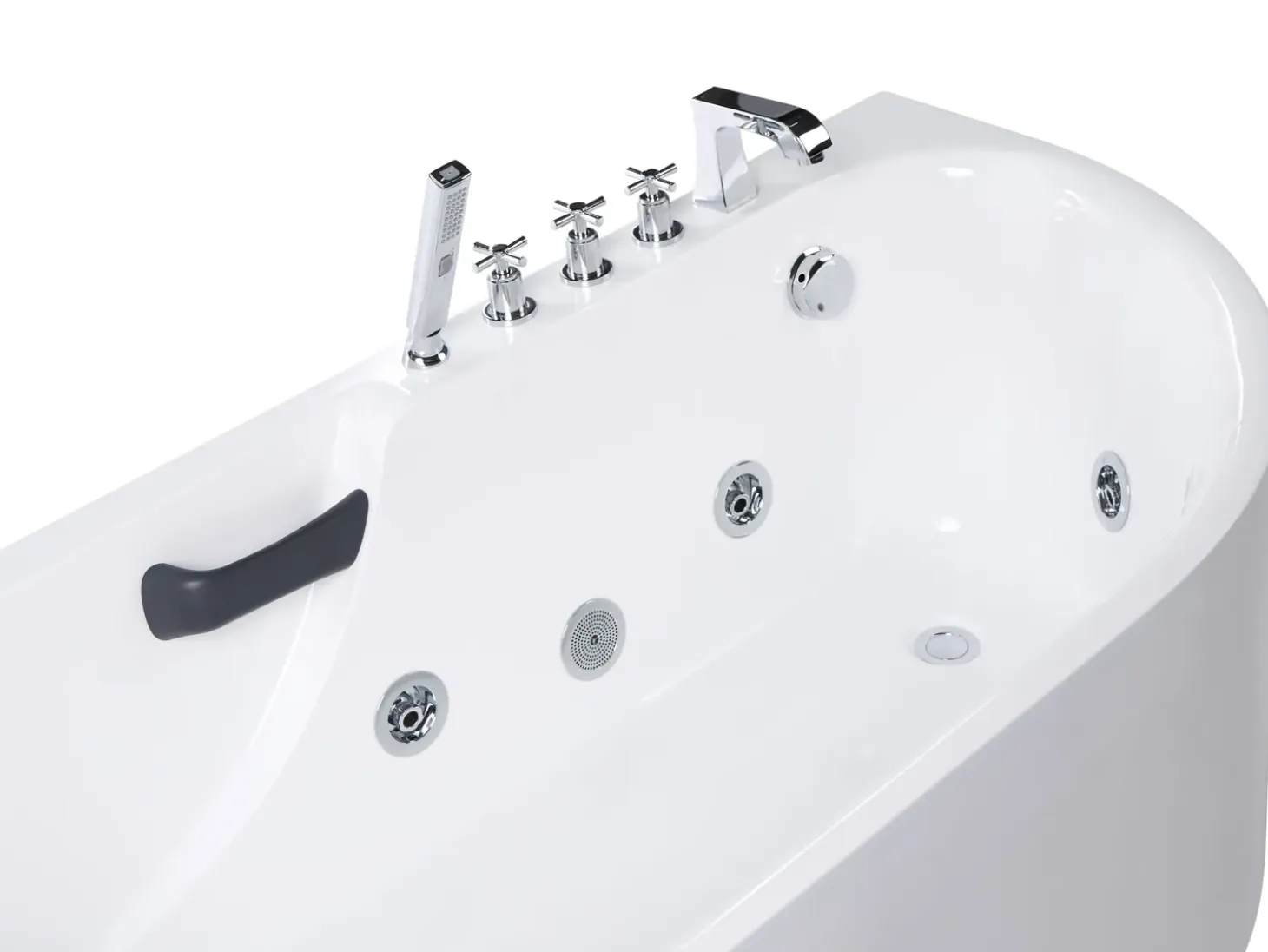 Online Wanna z masażem SAYULA 170 x 80 cm Biały Wanny Z Hydromasażem|Wszystkie Wanny