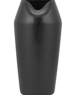 Wazon dekoracyjny APAMEA Kamionka 33 cm Czarny