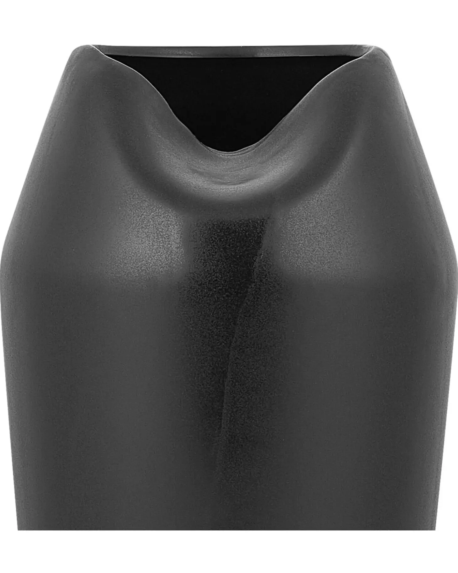 Wazon dekoracyjny APAMEA Kamionka 33 cm Czarny