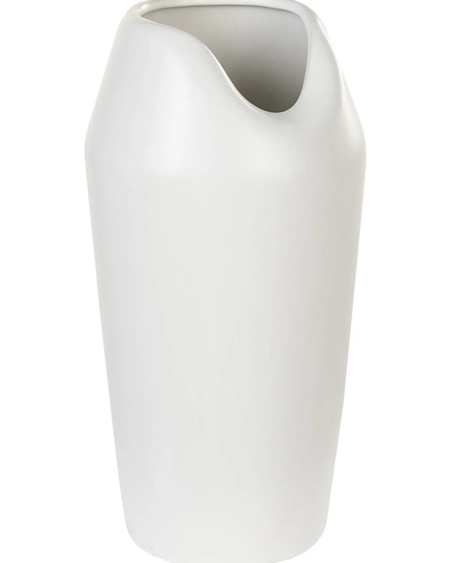 Wazon dekoracyjny APAMEA Kamionka 33 cm Biały
