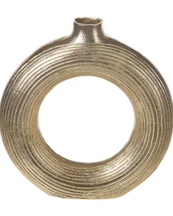 Wazon dekoracyjny COMAL Metal 40 cm Złoty