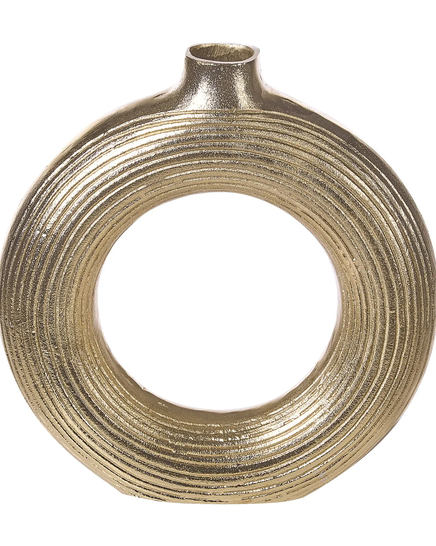 Wazon dekoracyjny COMAL Metal 40 cm Złoty