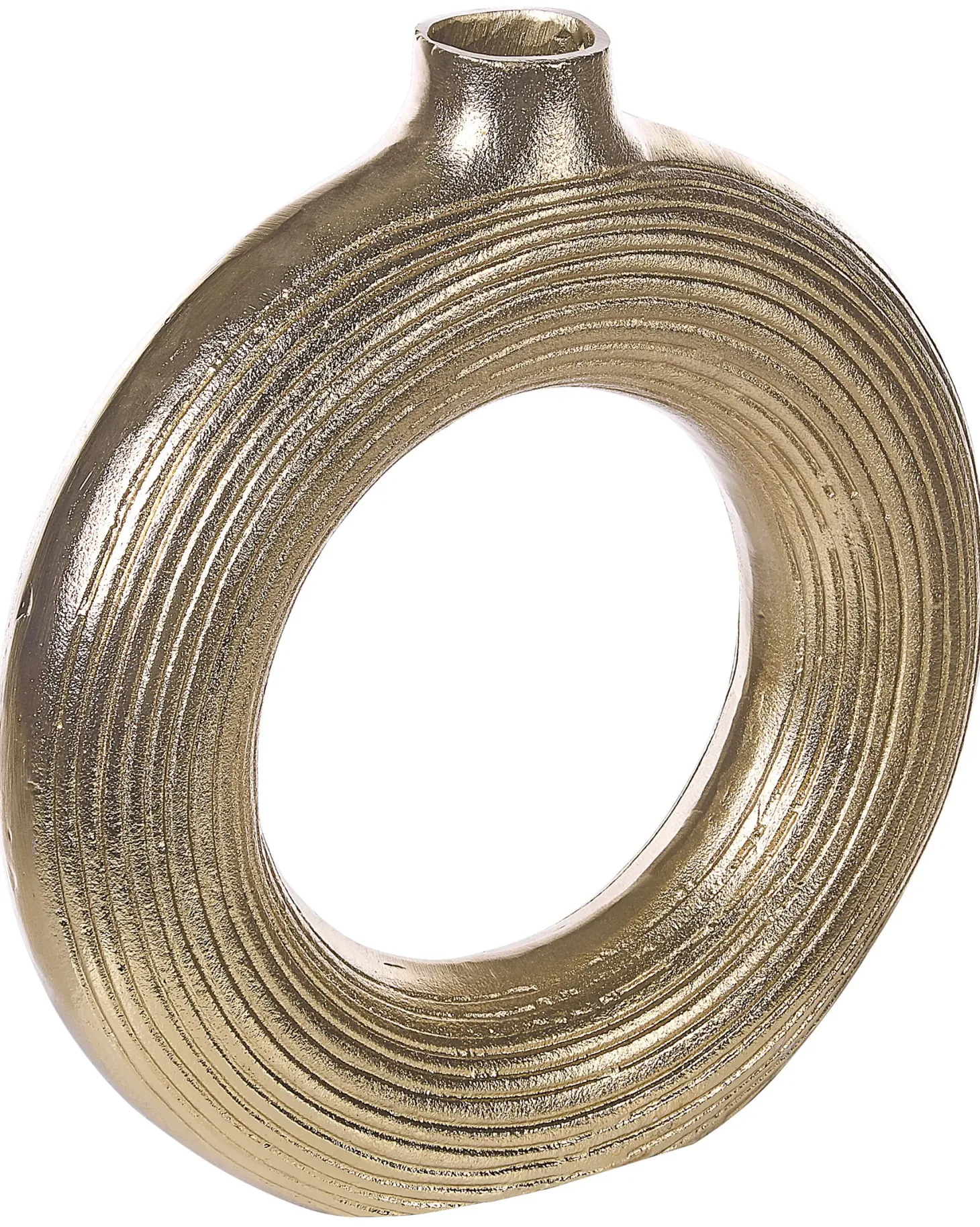 Wazon dekoracyjny COMAL Metal 40 cm Złoty