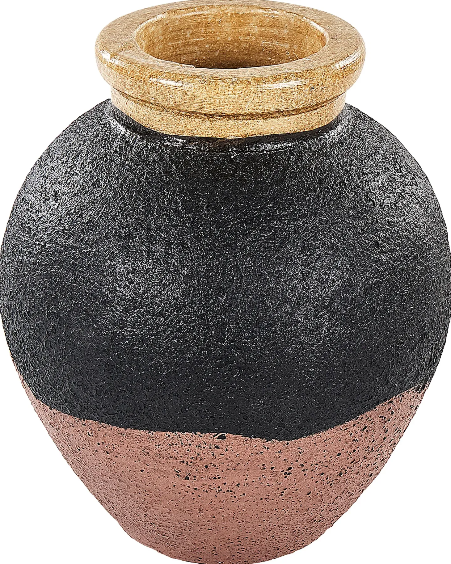 Wazon dekoracyjny DAULIS Ceramika 31 cm Czarny