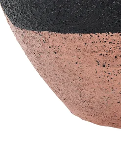 Wazon dekoracyjny DAULIS Ceramika 31 cm Czarny