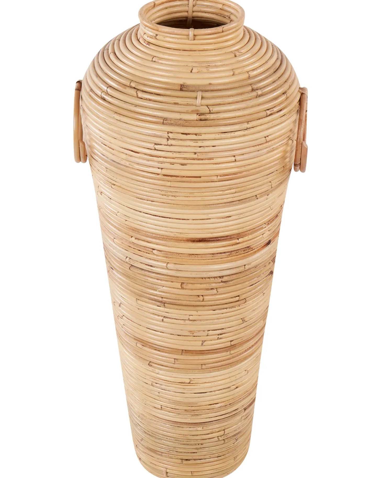 Wazon dekoracyjny ELATIA Rattan 70 cm Naturalny