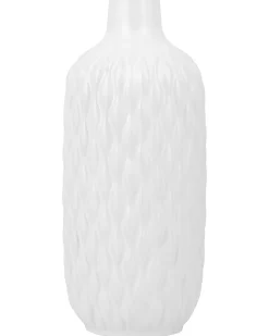 Wazon dekoracyjny EMAR Kamionka 31 cm Biały