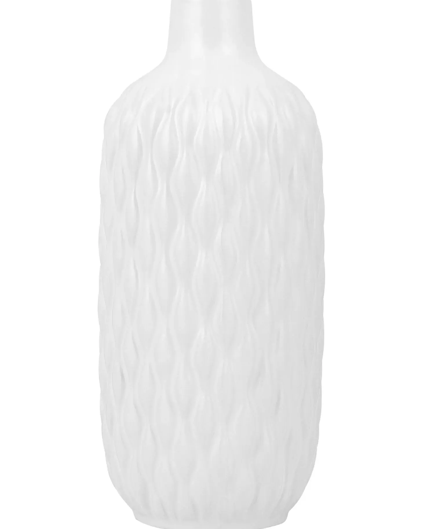 Wazon dekoracyjny EMAR Kamionka 31 cm Biały