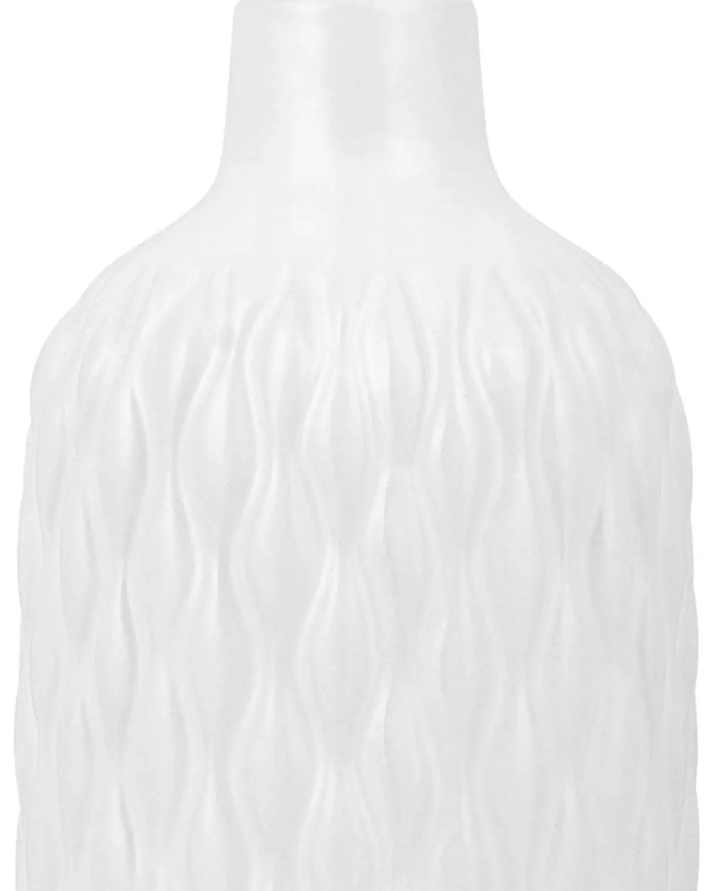 Wazon dekoracyjny EMAR Kamionka 31 cm Biały