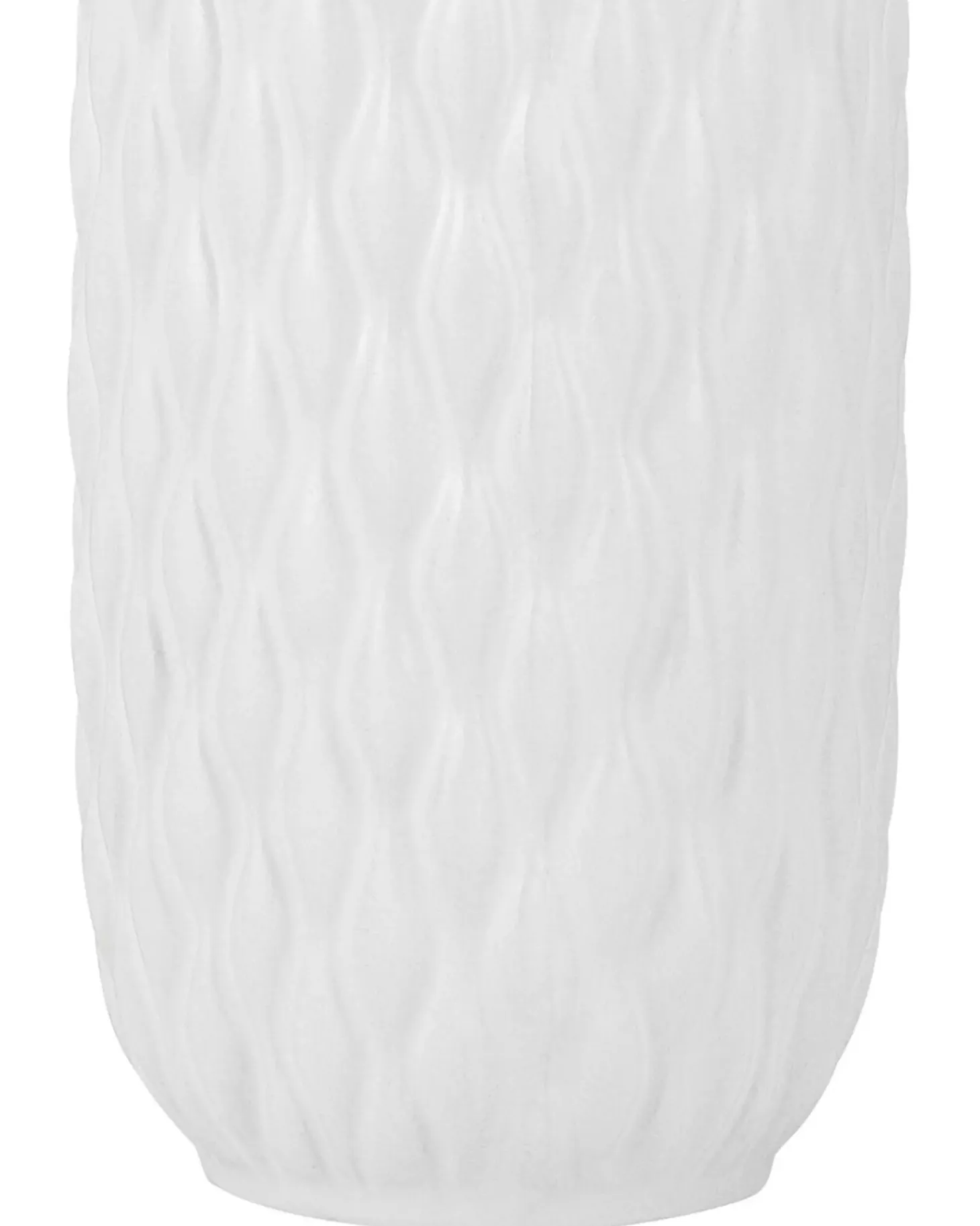 Wazon dekoracyjny EMAR Kamionka 31 cm Biały