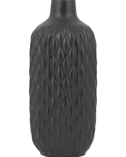 Wazon dekoracyjny EMAR Kamionka 31 cm Czarny