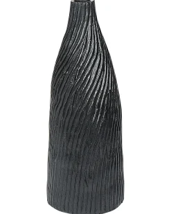 Wazon dekoracyjny FLORENTIA Ceramika 50 cm Czarny