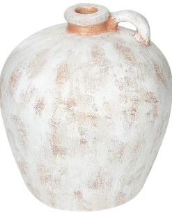 Wazon dekoracyjny IPOH Ceramika 30 cm Złamana biel