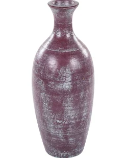 Wazon dekoracyjny KARDIA Ceramika 57 cm Brązowy