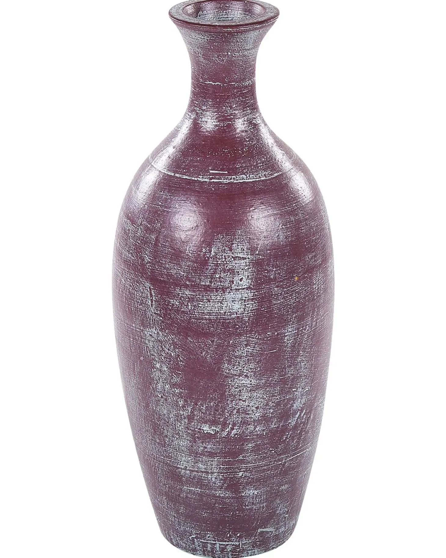 Wazon dekoracyjny KARDIA Ceramika 57 cm Brązowy