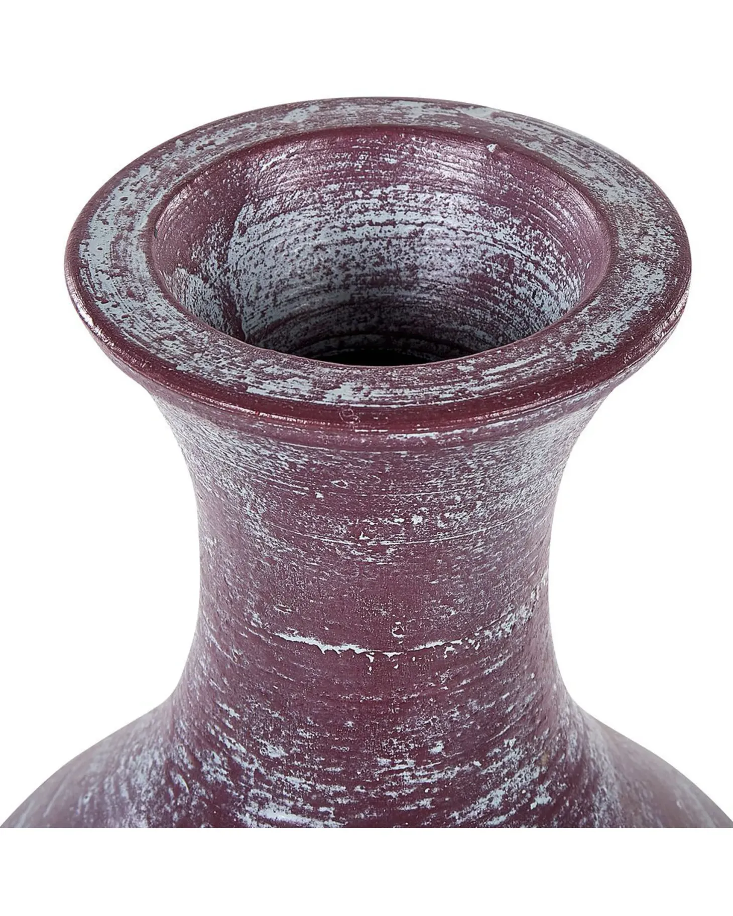 Wazon dekoracyjny KARDIA Ceramika 57 cm Brązowy