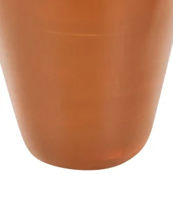 Wazon dekoracyjny KARFI Ceramika 37 cm Pomarańczowy