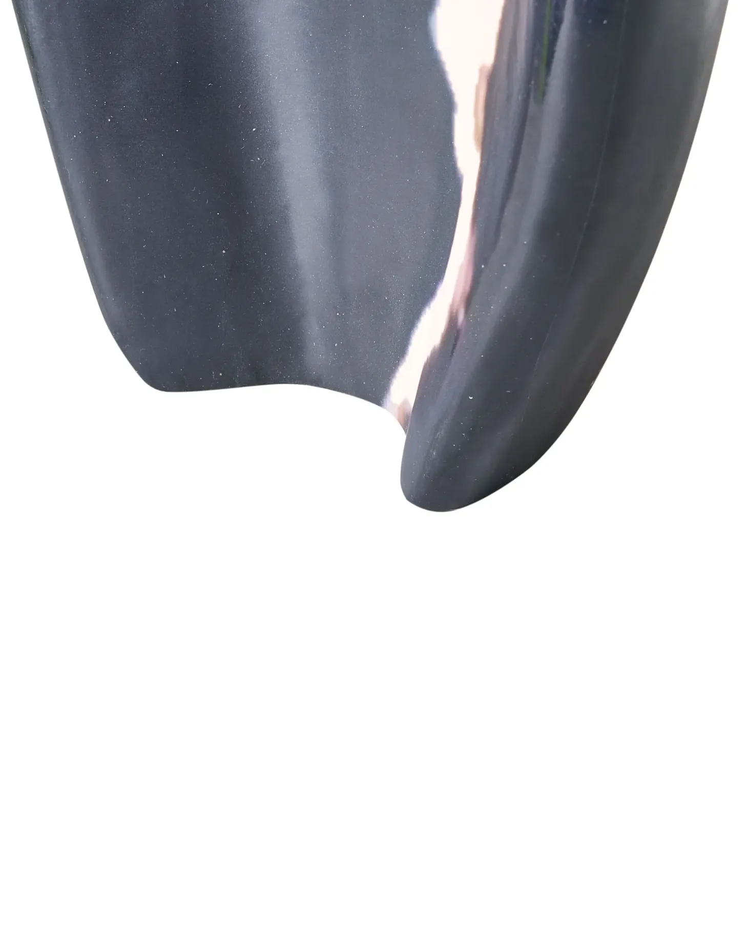 Wazon dekoracyjny LAGOS Drewno mango 40 cm Czarny/ beżowy