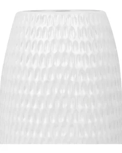 Wazon dekoracyjny LINZI Kamionka 25 cm Biały