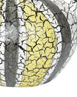 Wazon dekoracyjny MALAKKA Ceramika 34 cm Kolorowy