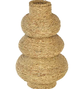 Wazon dekoracyjny MARANG Trawa morska 41 cm Naturalny