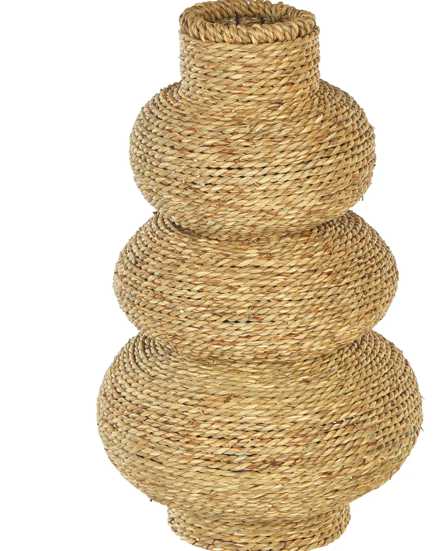 Wazon dekoracyjny MARANG Trawa morska 41 cm Naturalny