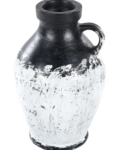 Wazon dekoracyjny MASSALIA Ceramika 33 cm Biały