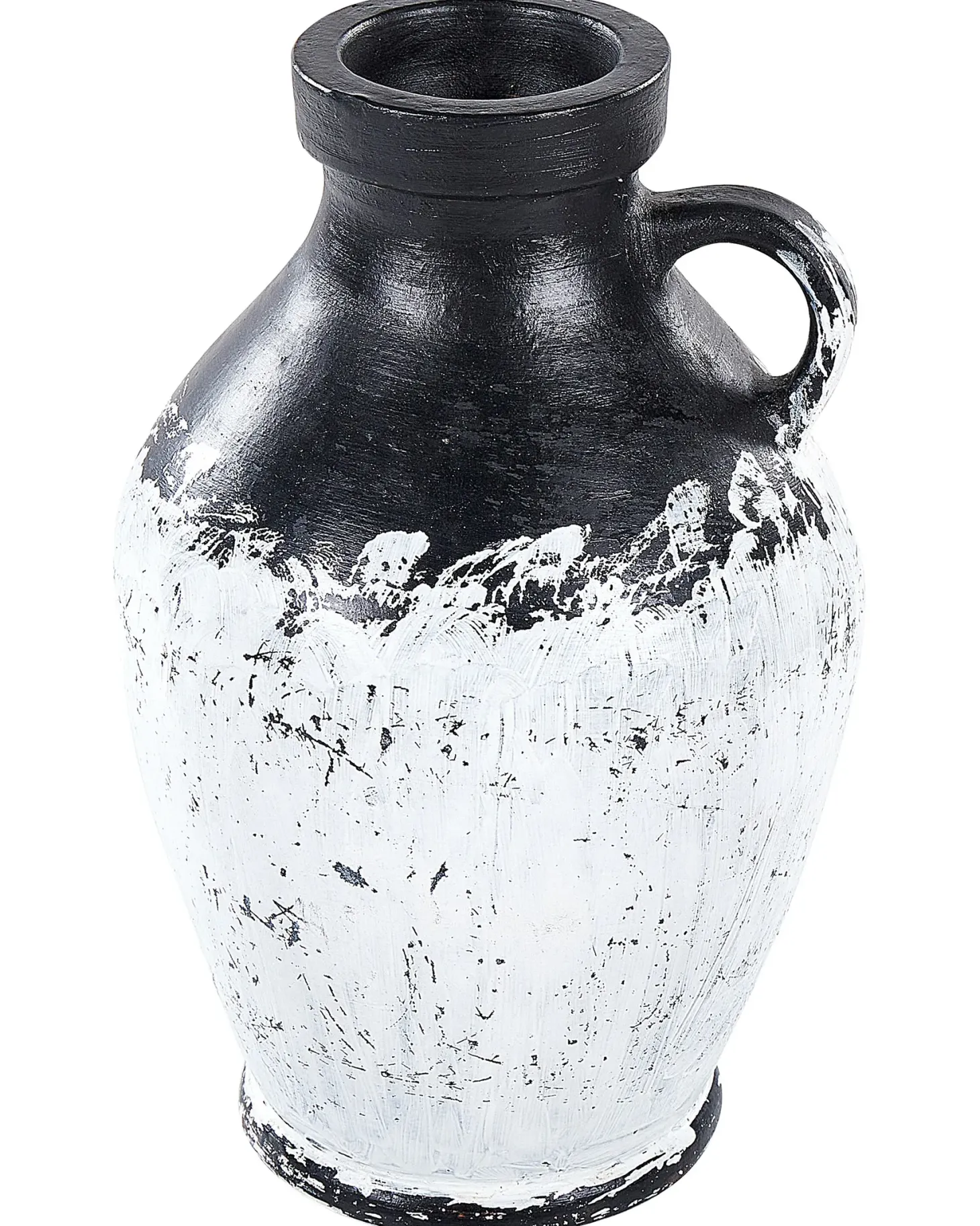 Wazon dekoracyjny MASSALIA Ceramika 33 cm Biały