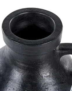 Wazon dekoracyjny MASSALIA Ceramika 33 cm Biały