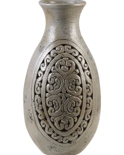 Wazon dekoracyjny MEGARA Ceramika 51 cm Szary