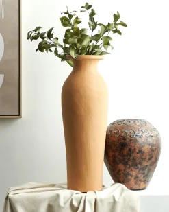 Wazon dekoracyjny MUAR Ceramika 60 cm Pomarańczowy