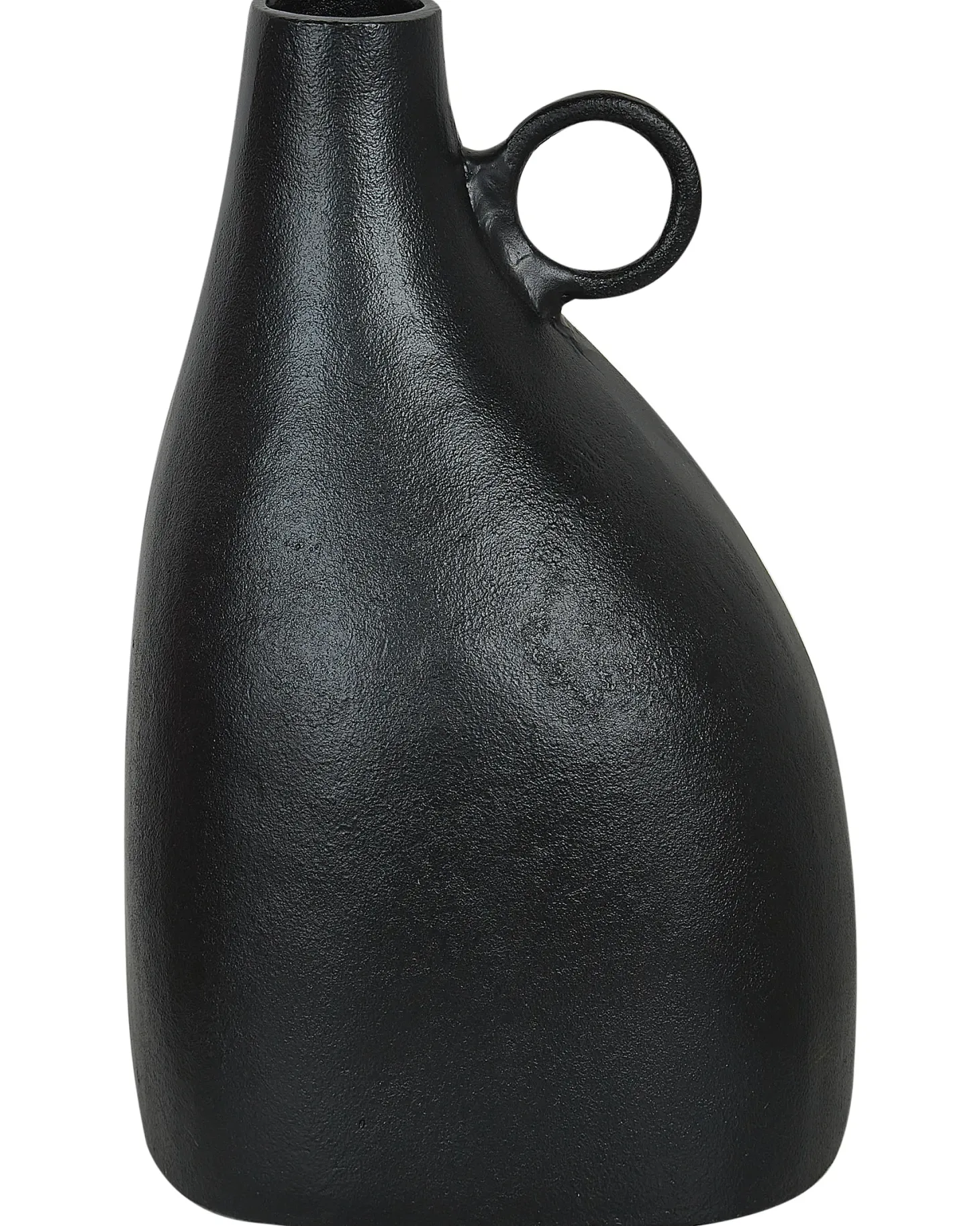 Wazon dekoracyjny NARBADA Metal 36 cm Czarny